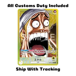 ONE PIECE TCG AUTHENTIC JAPANESE BASE SHOP Card Collection vol.1 Enel OP05-098 - Image 1