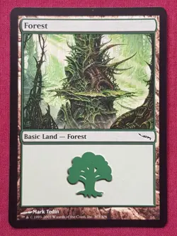 Magic The Gathering MIRRODIN FOREST 303 land card MTG - Image 1