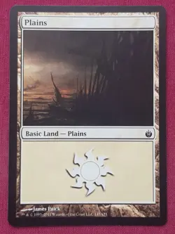 Magic The Gathering MIRRODIN BESIEGED PLAINS 147 land card MTG - Image 1