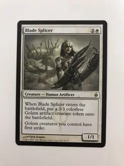 Blade Splicer MTG Magic the Gathering Card LP Lightly Played New Phyrexia - Image 1