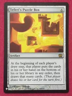 Magic The Gathering MYSTERY BOOSTER MB1 FOIL TEFERI'S PUZZLE BOX card MTG - Image 1