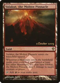 Valakut, the Molten Pinnacle -Foil Medium Play MTG - Image 1