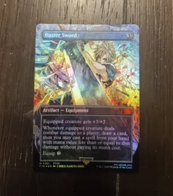 Buster Sword (Borderless) Final Fantasy Foil - Image 1
