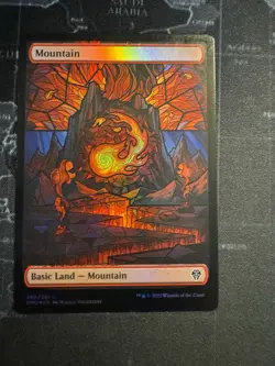 MTG FOIL Mountain Full Art 280 - Dominaria United #280 - Image 1