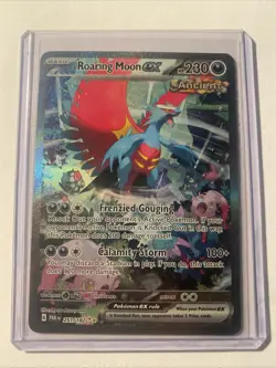 Pokemon TCG Roaring Moon EX 251/182 Paradox Rift SIR, Near Mint Condition - Image 1