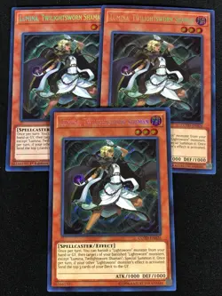 Yugioh Lumina Twlightsworn Shaman COTD-EN026 SECRET x3 (NM) One is 1st - Image 1