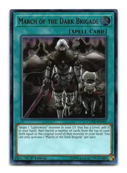 March of the Dark Brigade - COTD-EN059 1st Edition Ultra Rare - YuGiOh-LP - Image 1