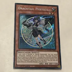 DRACOTAIL PHRYXUL - Secret Rare - DOOD-EN023 yu-gi-oh - Image 1