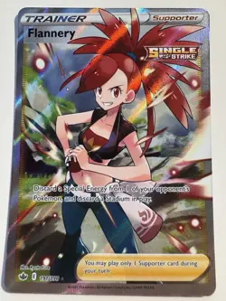 Pokemon TCG Flannery Full Art Card 191/198 Chilling Reign NM - Image 1