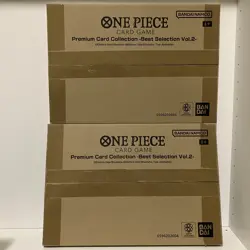 One Piece TCG Premium Card Collection Best Selection Vol.2 - English Lot of 2 - Image 1