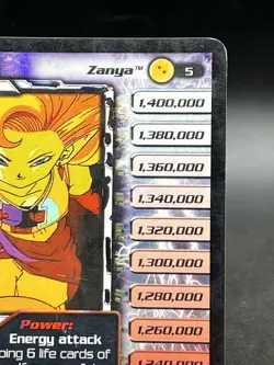 Zanya Promo Dragon Ball Z DBZ Score Holo Foil Card- Bojack Unbound Light Played - Image 4