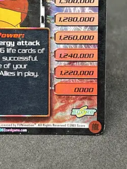 Zanya Promo Dragon Ball Z DBZ Score Holo Foil Card- Bojack Unbound Light Played - Image 5