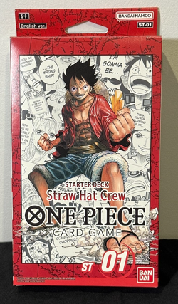 One Piece Card Game ST-01 Starter Deck Straw Hat Crew (English) Sealed New - Image 1