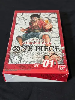 One Piece Card Game ST-01 Starter Deck Straw Hat Crew (English) Sealed New - Image 3