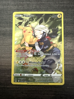 PIKACHU TG05/TG30 Trainer Gallery Full Art Lost Origin RARE Character Card ⭐🔥 - Image 1