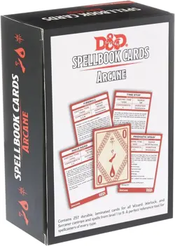 D&D, Dungeons & Dragons: Spellbook Cards: Arcane Deck (257 Cards) - Image 2