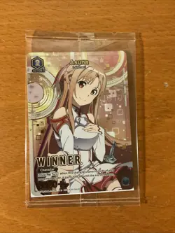 Union Arena Winner Card Asuna U UEPR/SAO-1-036 Sword Art Online English Sealed - Image 1
