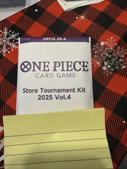 One Piece Card Game Store Tournament Kit 2025 Vol 4 English Sealed - Image 1