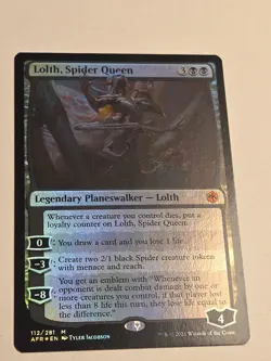 Lolth, Spider Queen FOIL X1 AFR MTG 112/281 M Forgotten Realms - Image 1