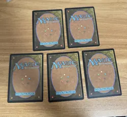 MTG Final Fantasy Chocobo Track Stamped Foil Lands Set Of 5 - Image 4