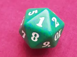 Magic The Gathering SHADOWS OVER INNISTRAD GREEN D20 SPINDOWN DICE DIE MTG - Image 2