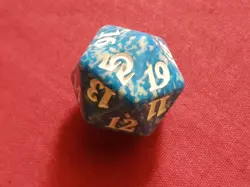 Magic The Gathering SHADOWS OVER INNISTRAD BLUE D20 SPINDOWN DICE DIE New MTG - Image 2