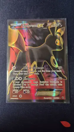 Umbreon EX - 119/124 - Fates Collide - Pokemon Card - LP - Print Bubble - Image 1