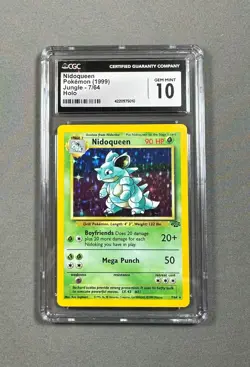 1999 Pokemon Nidoqueen HOLO Gem Mint 10 Jungle 7/64 - Image 1