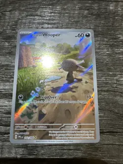 2025 POKEMON PFL EN-PHANTASMAL FLAMES 102 PALDEAN WOOPER ILLUSTRATION RARE - Image 2