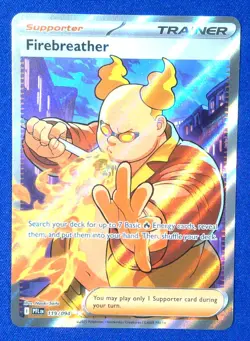 Firebreather 119/094 Phantasmal Flames Pokemon Full Art Trainer NM/Mint+ - Image 1