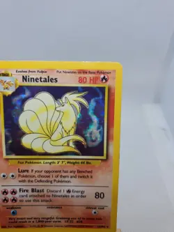Pokemon TCG Ninetales 12/102 Base Set Unlimited Holo Rare Vintage 1999 WOTC - Image 3
