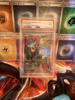 Panpour Illustration Rare Pokemon Black Bolt 101/086 Mint PSA 9! - Image 1