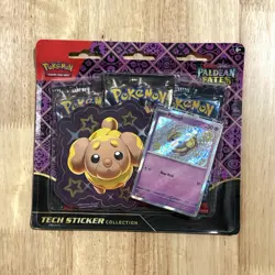 Paldean Fates Tech Sticker Collection [Fidough] - Pokemon TCG - Sealed - Image 1