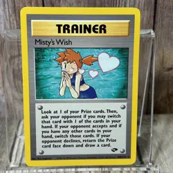 Misty's Wish 108/132 Trainer - Gym Challenge Set - Pokemon Card - Excellent - Image 1