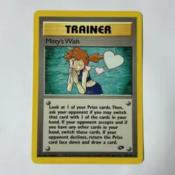 Misty's Wish 108/132 Trainer - Gym Challenge Set - Pokemon Card - Excellent - Image 3