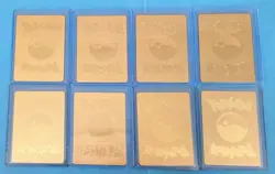 8 Card Lot- Gold Metal VMAX Pokemon Cards 6 Charizard & 2 Pikachu - Image 2