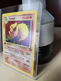 Pokemon TCG Flareon Jungle Holo Card 3/64 1st Edition Holo Rare LP - Image 4