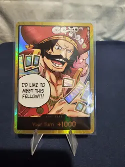 DON!! Card (Gol.D.Roger) (Gold) Carrying On His Will Foil - Image 1