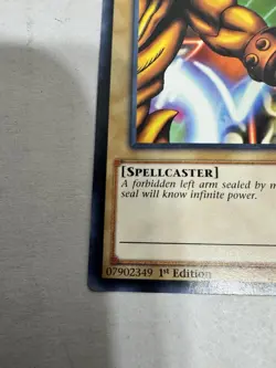 Left Arm of the Forbidden One Common 1996 1st Edition YuGiOh TCG Card LDK2-ENY06 - Image 3