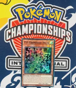 YUGIOH PSY-Framegear Delta OP25-EN005 OTS Tournament Pack Super Rare Card NM - Image 1