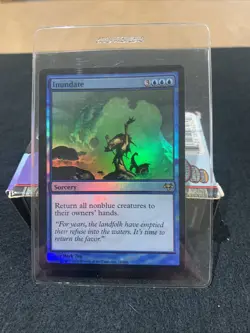 MTG FOIL Inundate EVENTIDE - Rare Magic the Gathering | Near Mint Free Shipping - Image 1