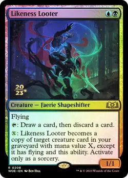 Likeness Looter Foil Prerelease Promo Wilds of Eldraine NM MTG - Image 1