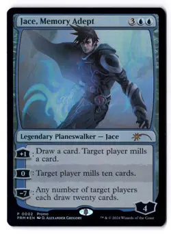 Jace, Memory Adept NM* FOIL PROMO Deluxe Commander 0002 mtg -UnltdCards - Image 1