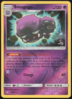 Carte Pokemon Smogogo 29/68 Reverse Destinees Occultes Francais - Image 1