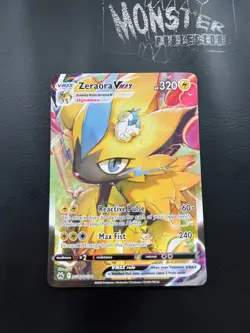 POKEMON ZERAORA VMAX GG42/GG70 RARE HOLO VMAX CROWN ZENITH GALARIAN GALLERY - Image 1