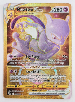 Mewtwo VSTAR (Secret) 086/078 - Sword & Shield - Pokemon GO Rare Holo - NM - Image 1