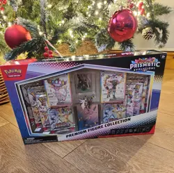 Pokemon TCG Prismatic Evolutions Premium Figure Collection - BRAND NEW - SEALED - Image 1