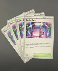4x Battle Cage 85/94 Phantasmal Flames Pokemon Cards Playset Play Set TCG NM/M - Image 1