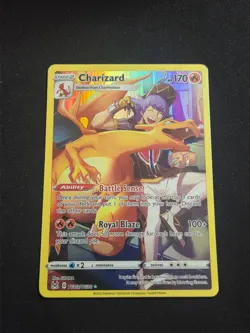 Charizard TG03/TG30 Full Art Lost Origin Pokemon Card - Image 1