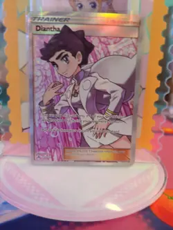 Diantha 130/131 - Pokemon Sun & Moon Forbidden Light Full Art Ultra Card English - Image 1